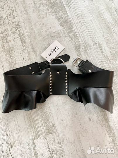 Пояс баска натуральная кожа
