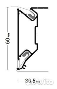 Профиль brus 03 для натяжных потолков