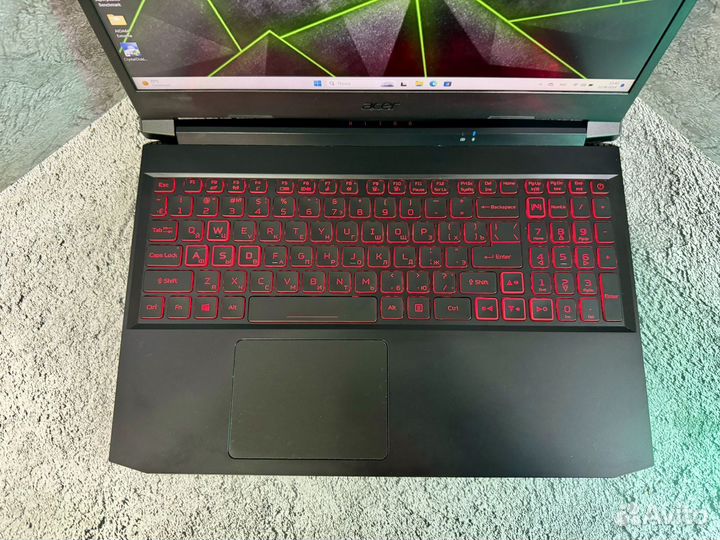 Игровой ноутбук acer на Core i5-11400H/ 3050 Ti