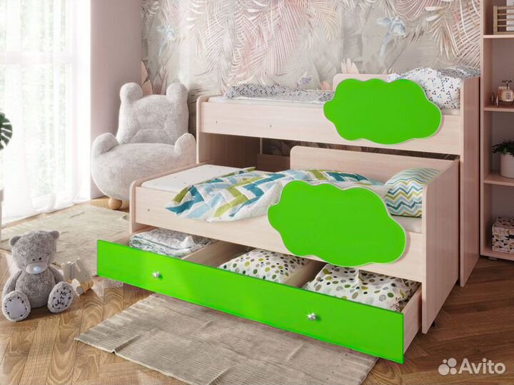 Детская кровать с выкатным спальным местом