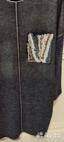 Платье-туника трикотажное Турция 48размер