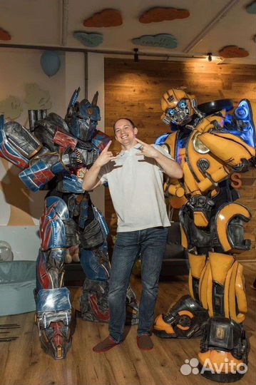 Уникальные премиум трансформеры Бамблби и Оптимус