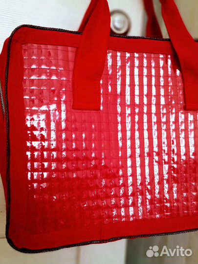 Cумка для ноутбука и папок текстильная, новая