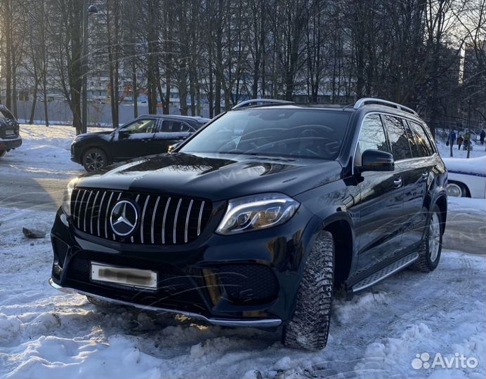 Решетка Mercedes GLS 166