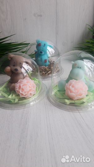 Милый набор мыла ручной работы