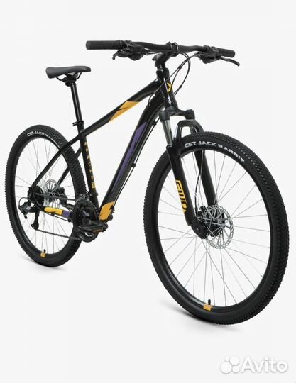 Велосипед forward Apache 27.5 3.2 черный/оранжевый