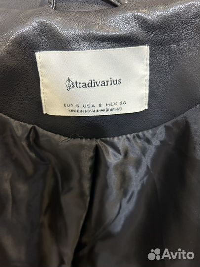 Куртка кожаная женская 42 44 stradivarius