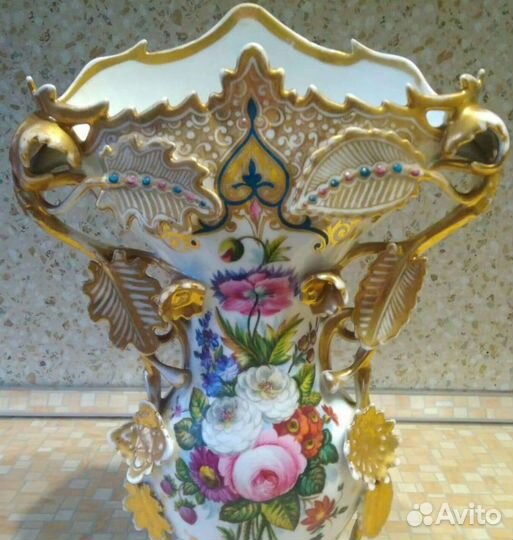 Антикварная ваза Жакоб Пети , Франция 19