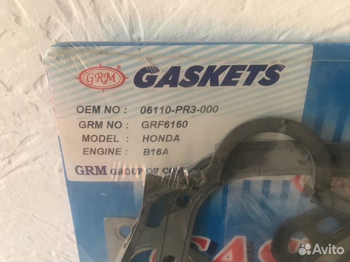 Комплект прокладок двигателя B16A 06110-PR3-000