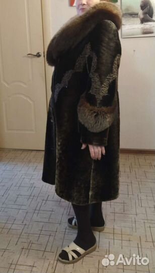 Шуба мутон 52