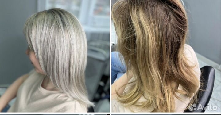 Окрашивание в один тон