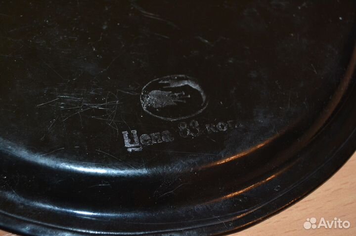 Поднос маленький. Ручная роспись. Жостово. СССР