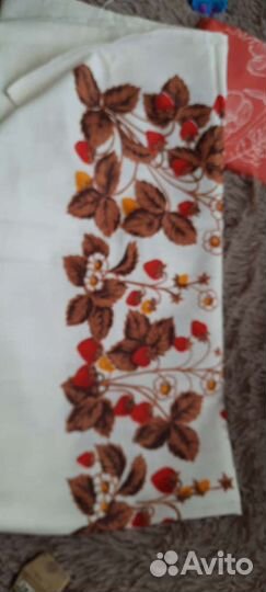 Скатерти льняные и хлопковые СССР