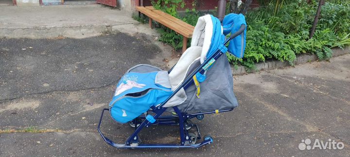 Детские санки коляска