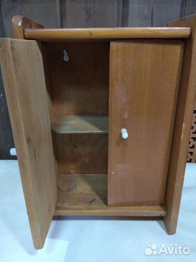 Кукольный шкаф деревянный СССР
