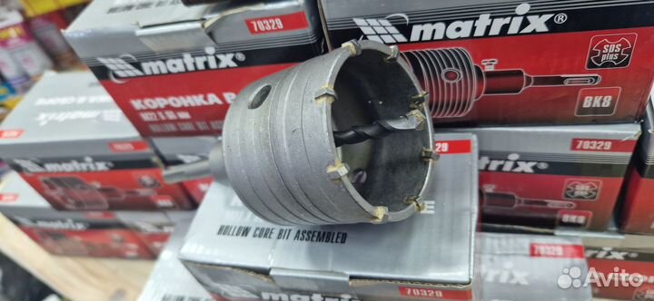 Коронка Matrix 68 мм + хвостовик