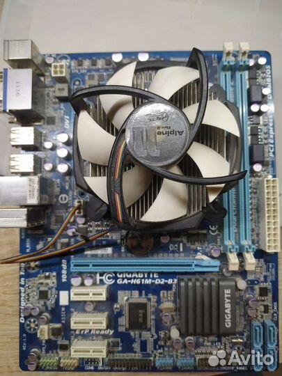 Материнская плата Socket 1155 с процессором