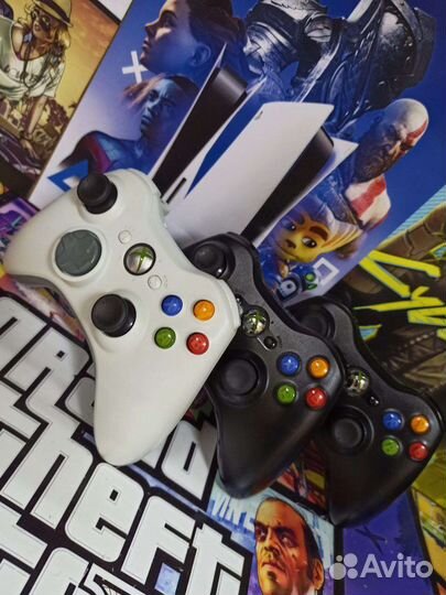 Оригинальные геймпады Xbox 360