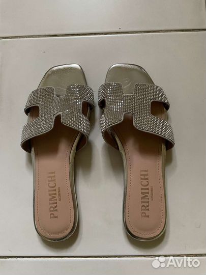 Шлепки под Hermes