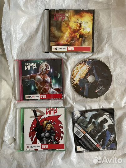 DVD диски с играми и программами обучение
