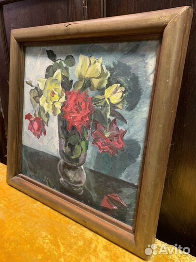 Картина маслом старая