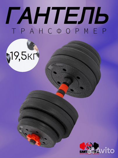 Гантели разборные
