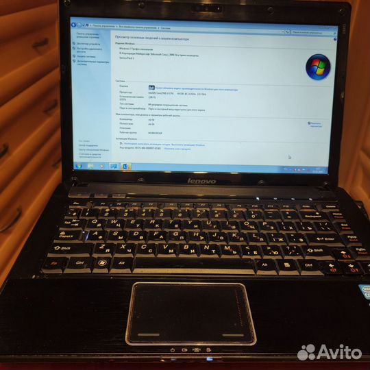 Ноутбук lenovo G460, i3, 14'