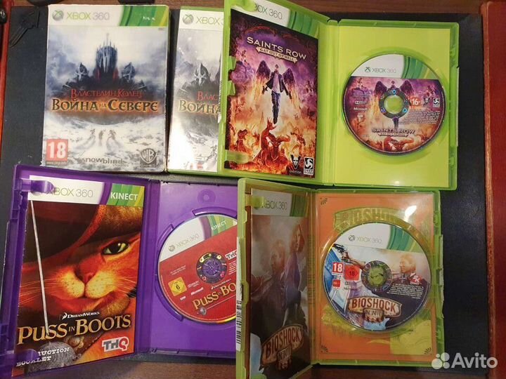 Диски с играми для Xbox 360 лицензия