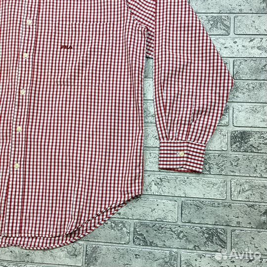 Винтажная рубашка Fila x Checkered Shirt