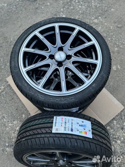 Новые 205/40 R17 на ваз 4x98