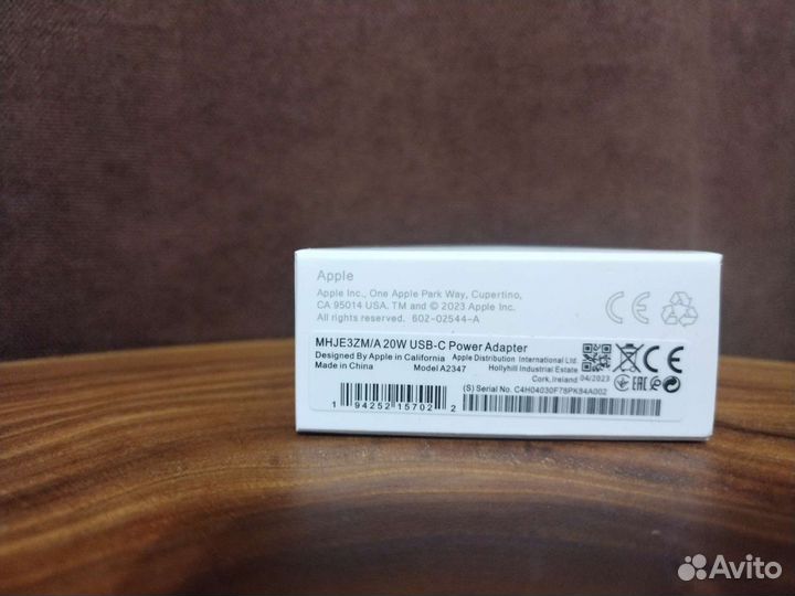 Зарядное устройство на iPhone 20w с type-C