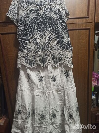 Кофта с юбкой 54р