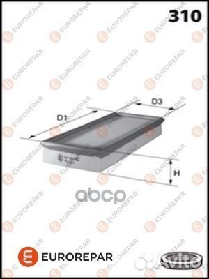 Фильтр воздушный peugeot 206/307 1.4 16V 160719