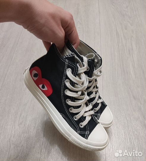 Кеды Converse play comme des garcons
