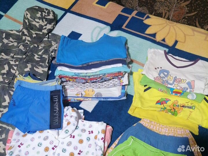 Летние вещи на мальчика 98 104