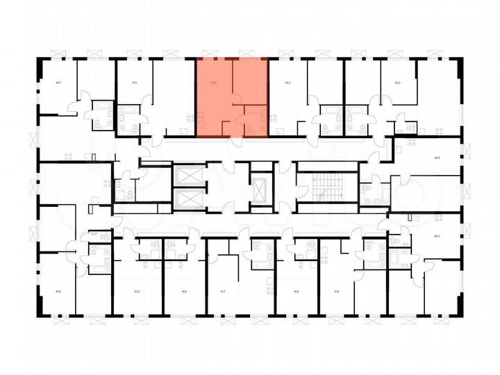 1-к. квартира, 33,5 м², 19/25 эт.