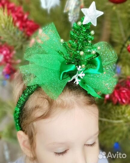 Ободок елочка на утренник