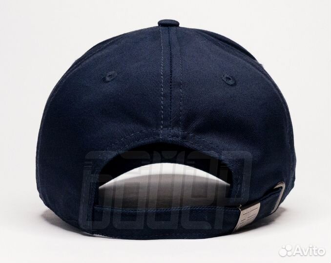 Кепка бейсболка Napapijri синяя с флагом