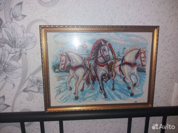 Картина вышитая крестом