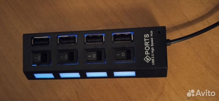 USB HUB 2.0 хаб на 4 порта