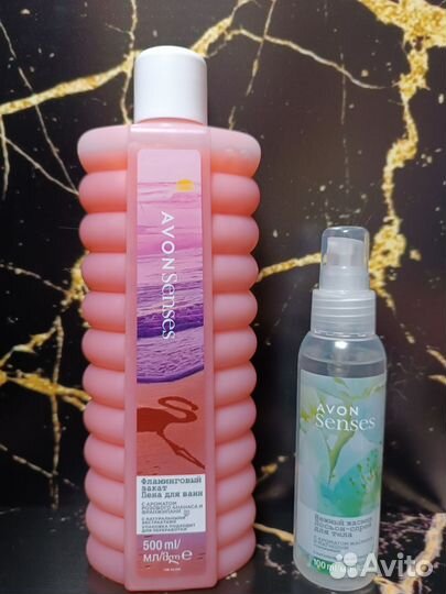 Пена для ванной и спрей для тела Аvon