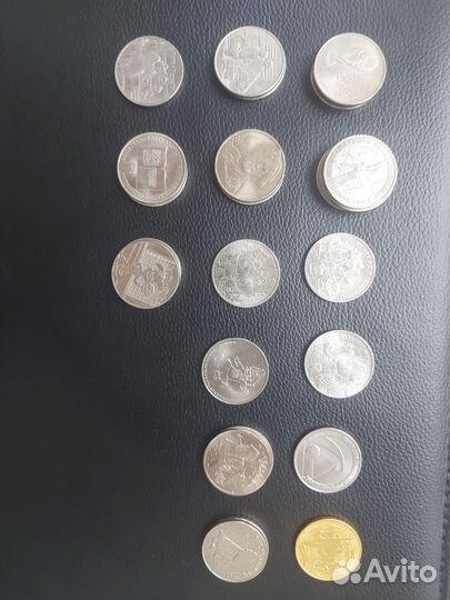 Монеты 25 мультипликация/ юбилейные /памятные