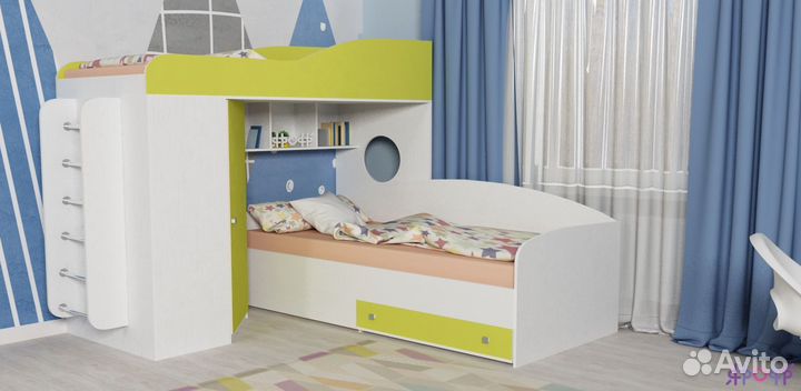 Двухъярусная кровать детская. Новая. Любые цвета
