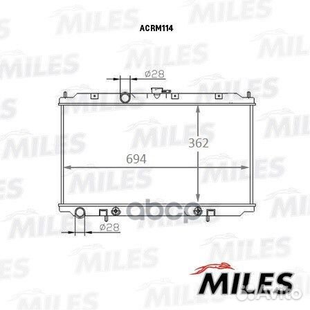 Радиатор nissan almera/primera 1.5-1.8 A/T (мех