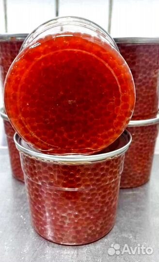 Красная икра кета герметичная банка