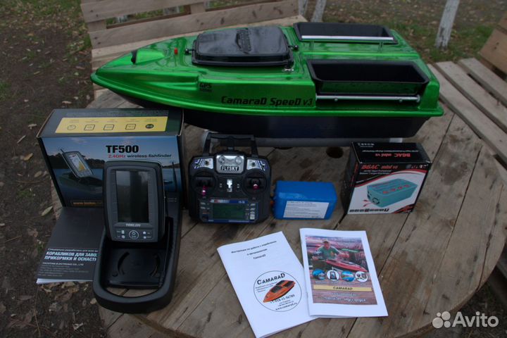 CamaraD Ultra Green Metallic - эхолот TF500,25А