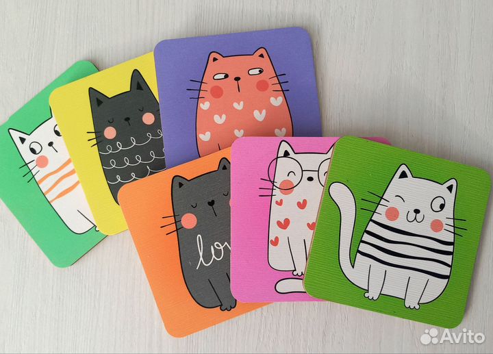 Подставки 6шт под кружку горячее деревянные