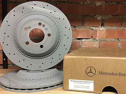 Тормозные диски задние AMG оригинал Mercedes 222