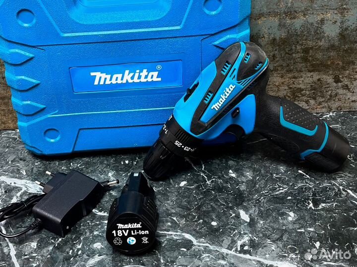 Аккумуляторная дрель шуруповерт makita 12V