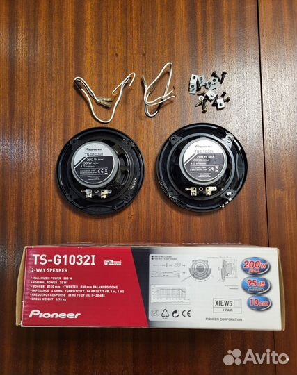 АВТОМОБИЛЬНЫЕ колонки pioneer TS-G1032I